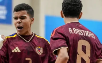 La Vinotinto de Futsal Sub-17 clasifica a semifinales