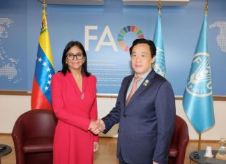 La presidenta de Venezuela, Delcy Rodríguez, sostuvo un encuentro con el director general de la Organización de Naciones Unidas